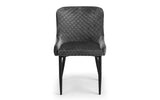 Como & Luxe Grey Dining Set (2 Chairs & Bench)