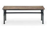 Carnegie Dining Table, Bench & 2 Luxe Grey Chairs