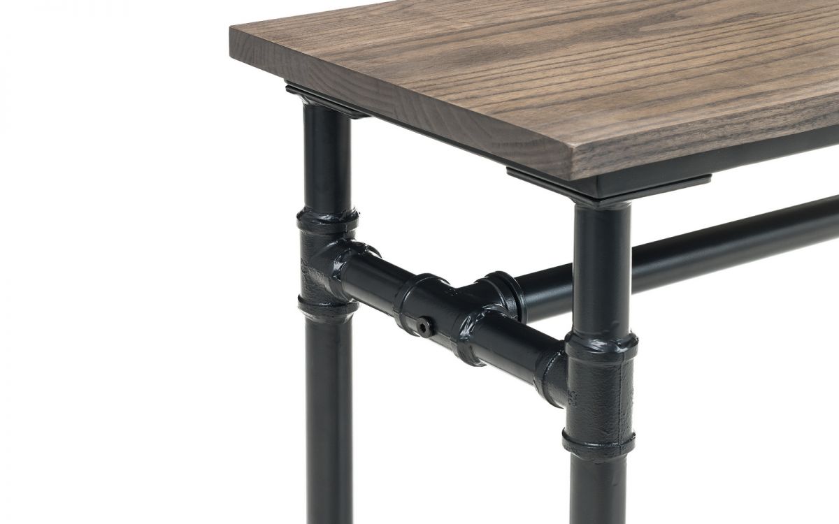 Carnegie Dining Table, Bench & 2 Luxe Grey Chairs