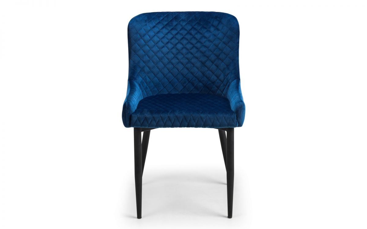 Carnegie Dining Table, Bench & 2 Luxe Blue Chairs
