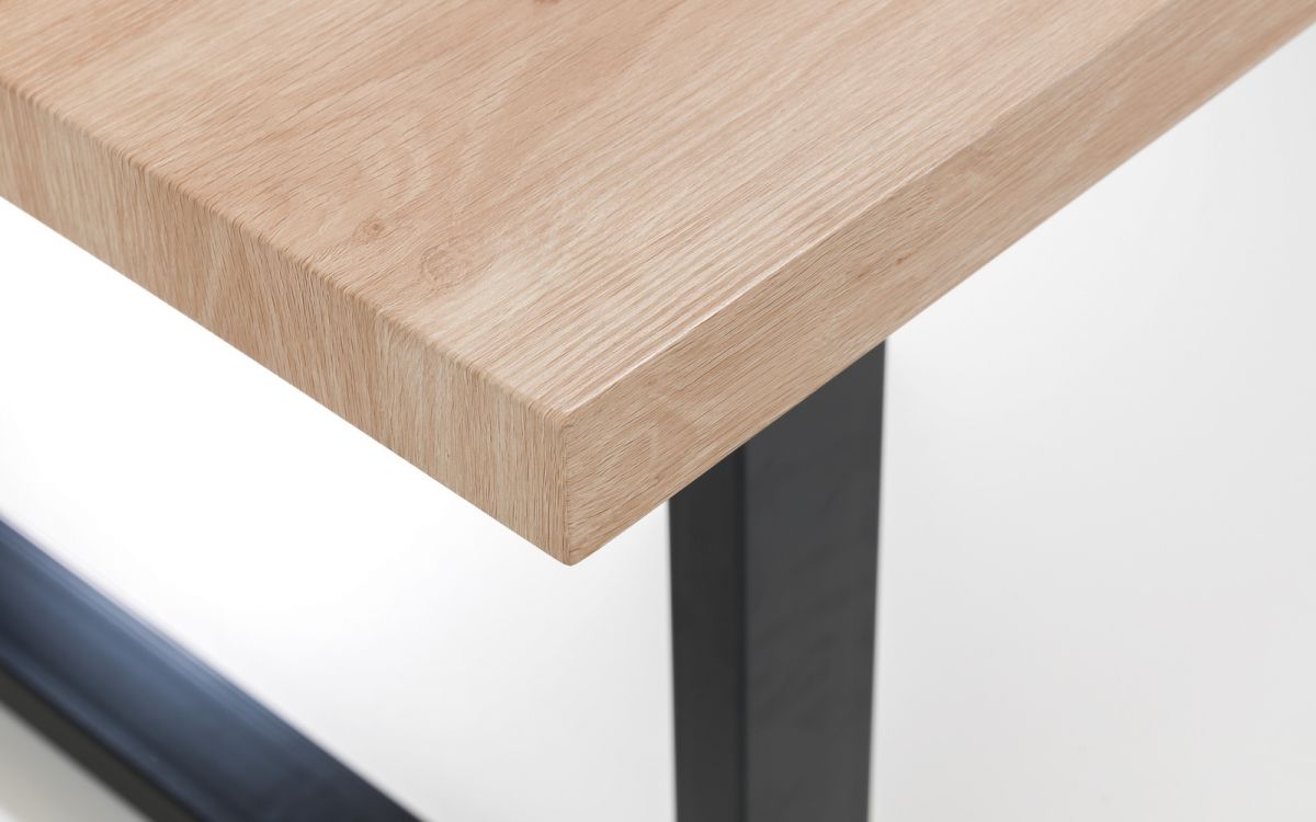 Berwick Dining Table & 2 Luxe Low Mustard Benches