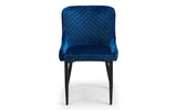 Berwick Dining Table & 4 Luxe Blue Chairs