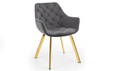 Minori Dining Table & 4 Lorenzo Grey Dining Chairs