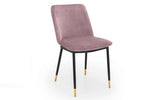 Holland Round Pedestal Table & 4 Delaunay Pink Chairs