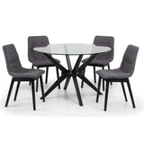 Hayden Round Glass 120cm Table