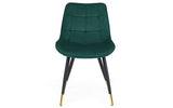 Findlay Rectangular Table & 4 Hadid Green Chairs