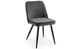 Hayden Dining Table & 4 Burgess Grey Chairs