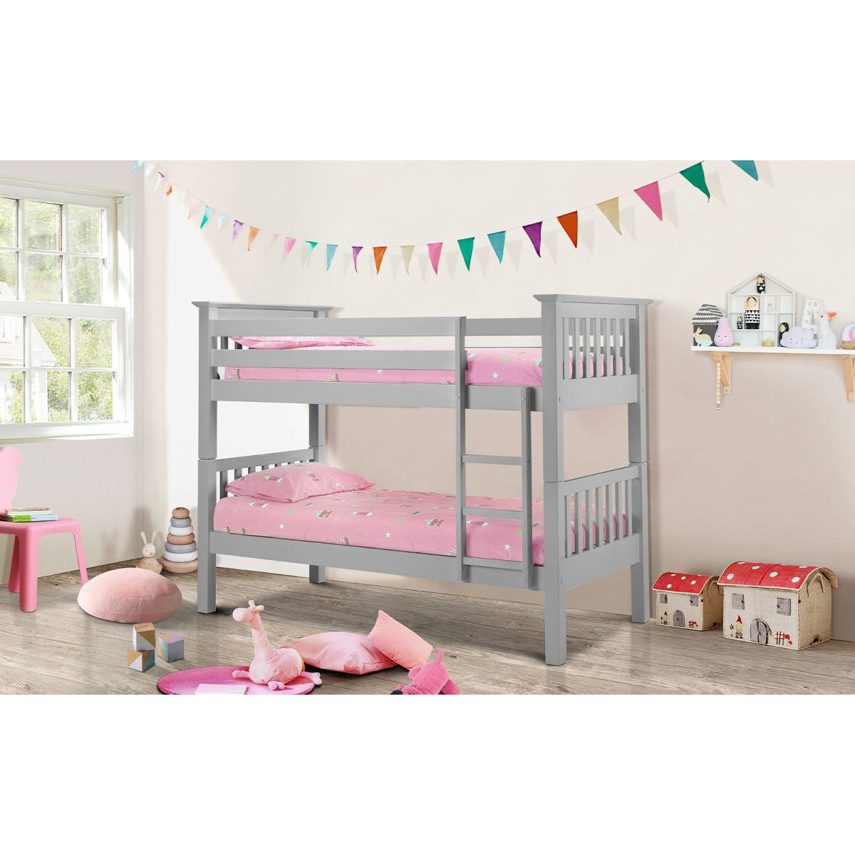 Barcelona Bunk Bed - Dove Grey