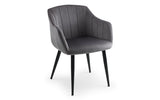 Piero Rectangular Table & 4 Hobart Dining Chairs