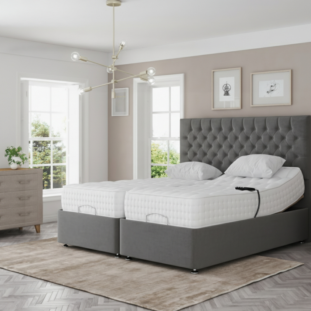 DreamEase Memory Foam 1000 Pocket Adjustable Bed