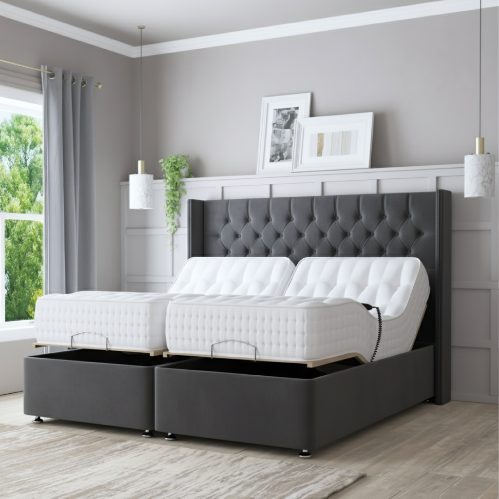Serenity Motion Adjustable Bed with Memory Gel Mattress