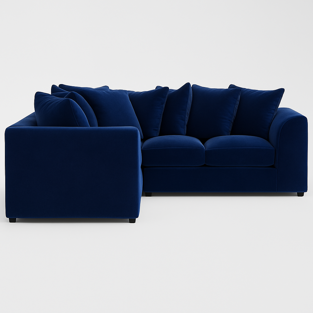 Mayfair Corner Sofa with Scatterback Pillows – Premium Comfort