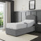 Zurich Electric Adjustable Bed Set – Pocket Sprung Mattress, Fabric Divan Base & Plain Headboard | GRAY
