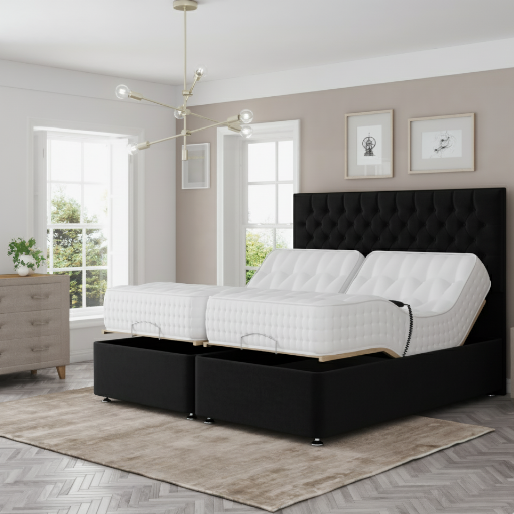 DreamEase Memory Foam 1000 Pocket Adjustable Bed