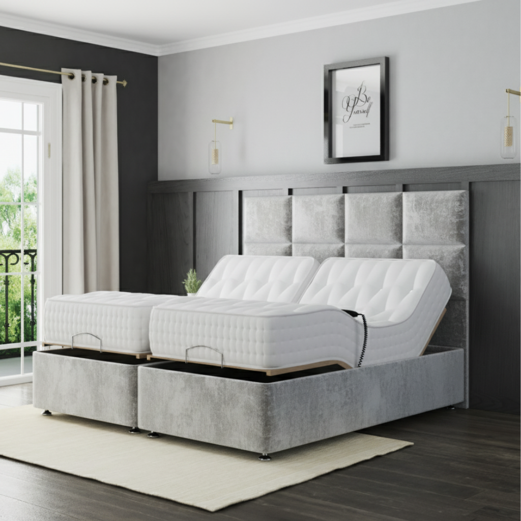 ComfortFlex Deluxe Adjustable Bed with Memory Gel Mattress