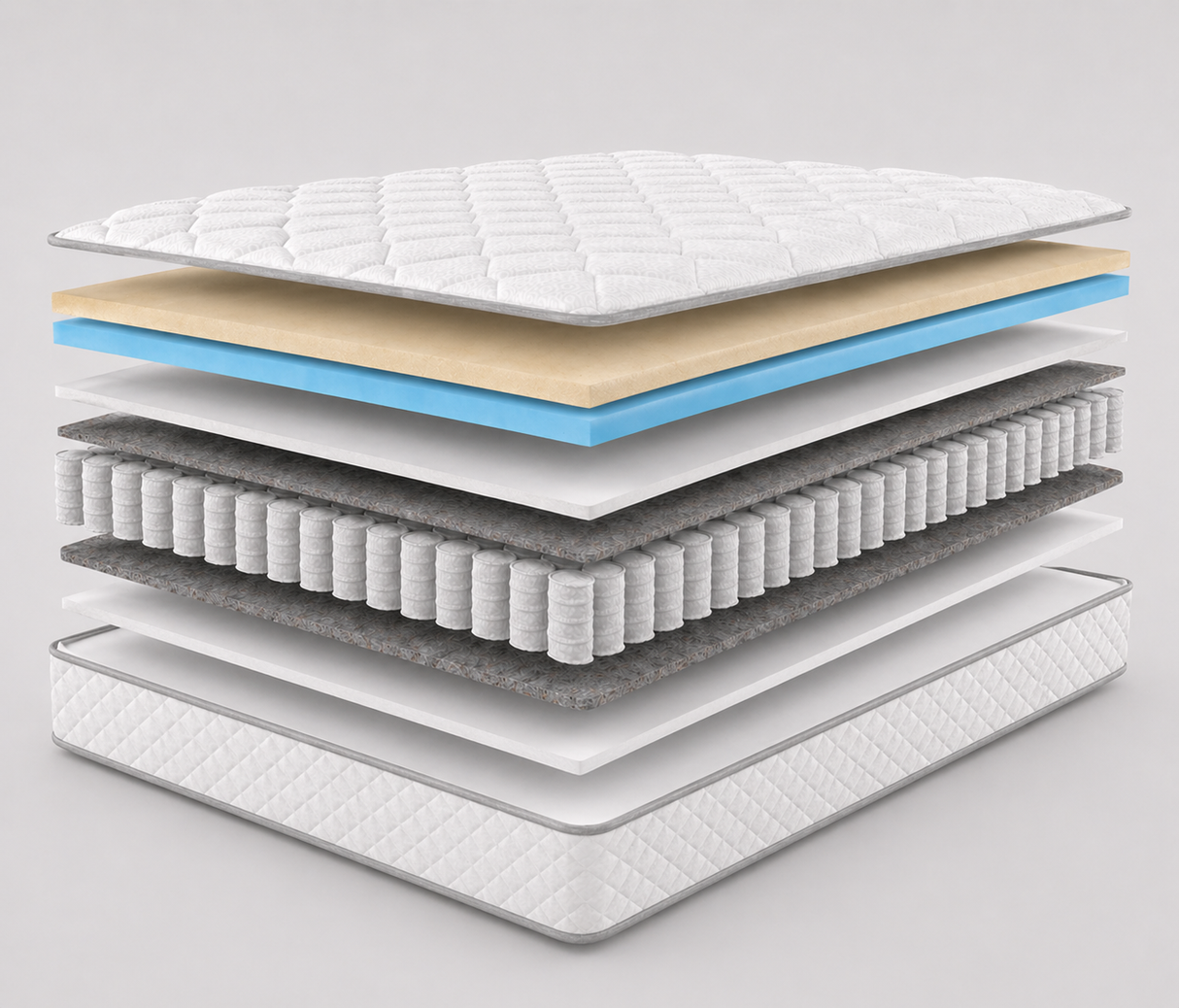 Pillow Top Mattress for Adjustable Beds Plush Comfort Pressure Relief Breathable Support