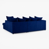 Dylon Right Hand Corner Chaise Sofa Velvet