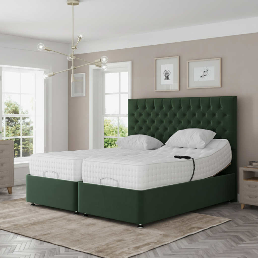 DreamEase Memory Foam 1000 Pocket Adjustable Bed