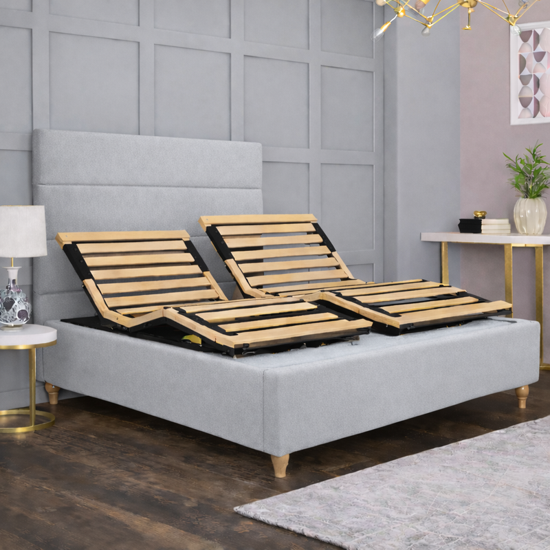 Therapeutic Adjustable Bed for Pain Relief & Circulation