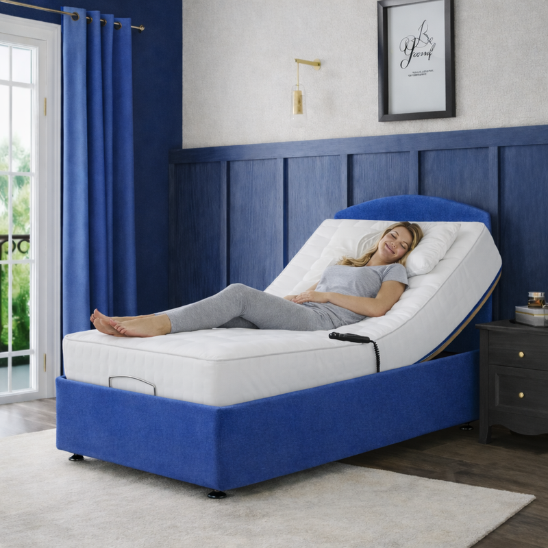Dual Motor Adjustable Bed Base for Personalized Comfort