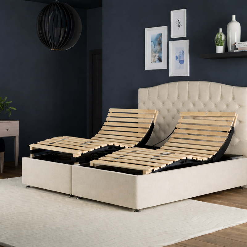 Therapeutic Adjustable Bed for Pain Relief & Circulation