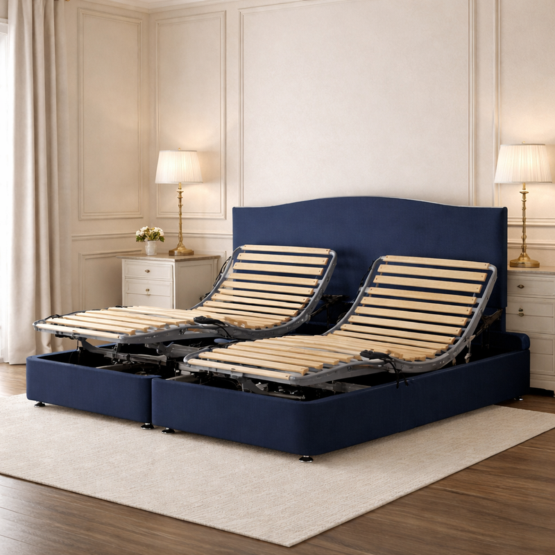 Therapeutic Adjustable Bed for Pain Relief & Circulation