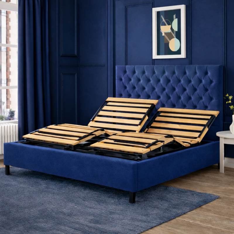 Therapeutic Adjustable Bed for Pain Relief & Circulation