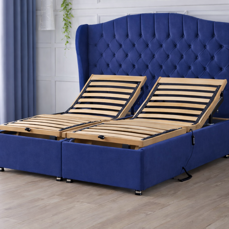 Therapeutic Adjustable Bed for Pain Relief & Circulation