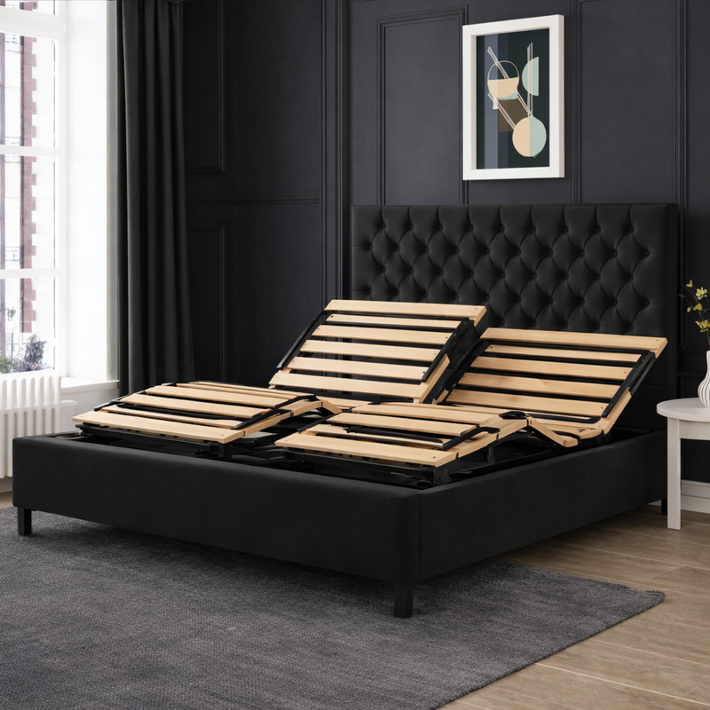 Therapeutic Adjustable Bed for Pain Relief & Circulation