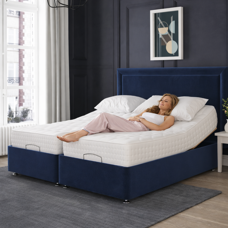 Dual Motor Adjustable Bed Base for Personalized Comfort