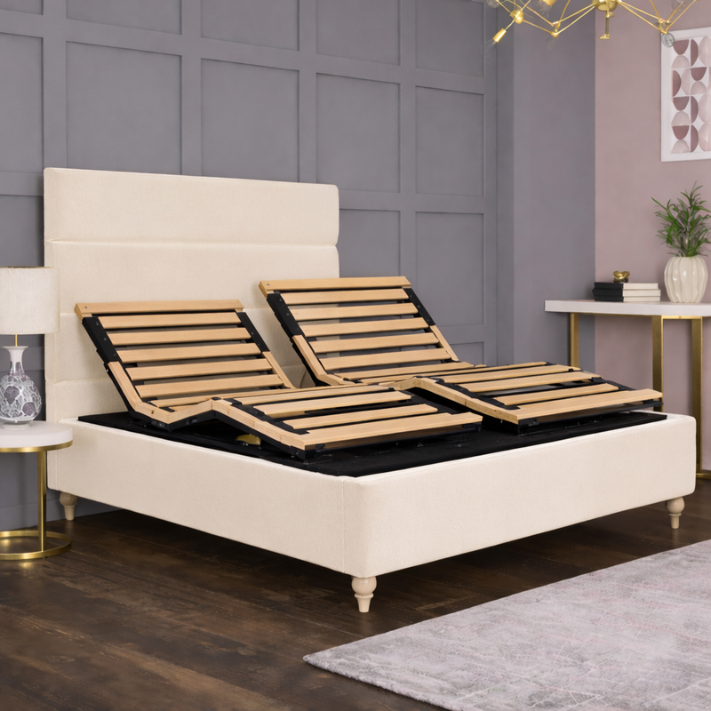 Therapeutic Adjustable Bed for Pain Relief & Circulation