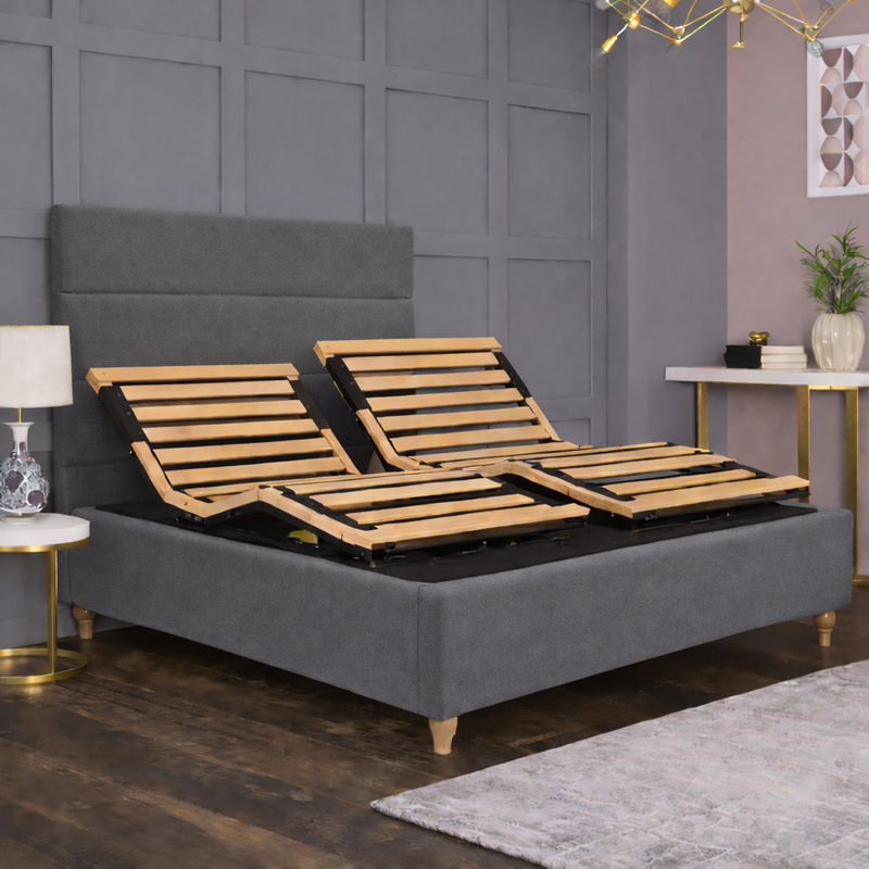 Therapeutic Adjustable Bed for Pain Relief & Circulation