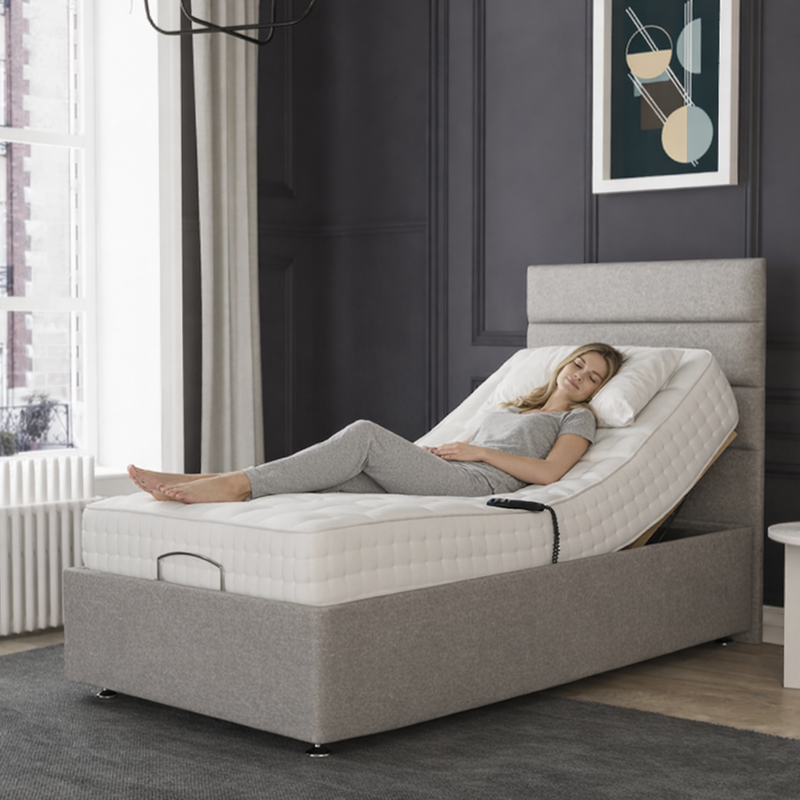 Dual Motor Adjustable Bed Base for Personalized Comfort