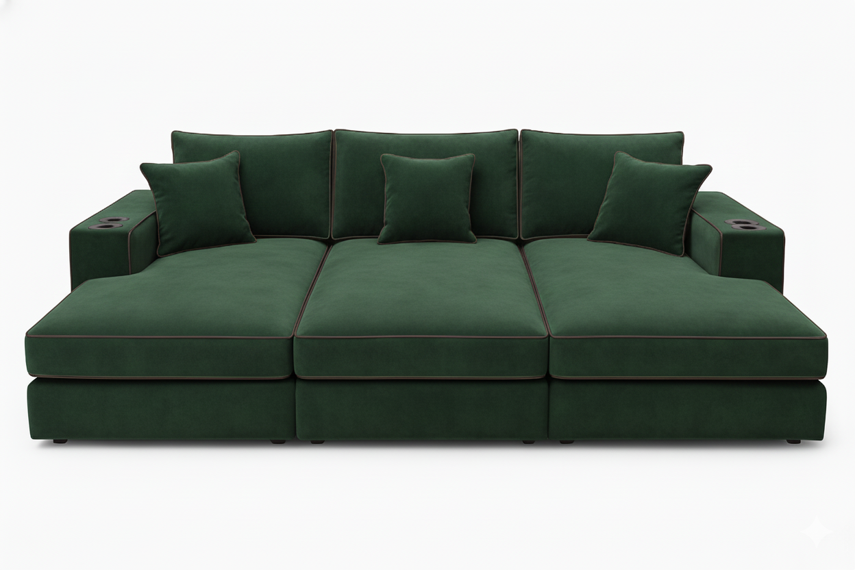 LuxeCinema Duo Daybed Sofa