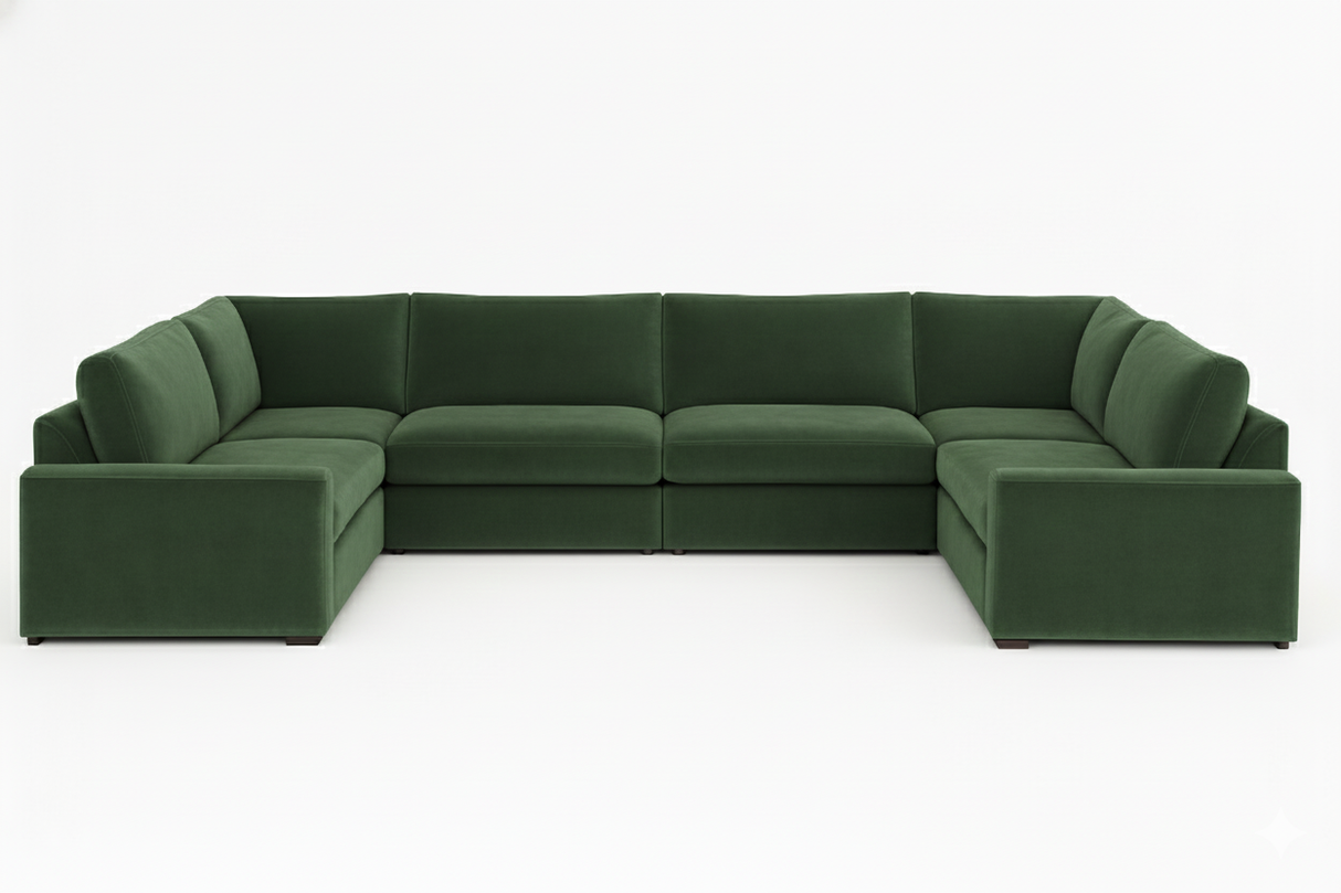 Belgravia XL U-Shape Modular Sofa – Extra Large Modular Design