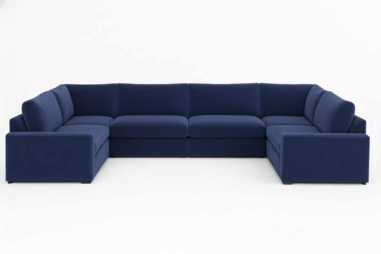 Belgravia XL U-Shape Modular Sofa – Extra Large Modular Design