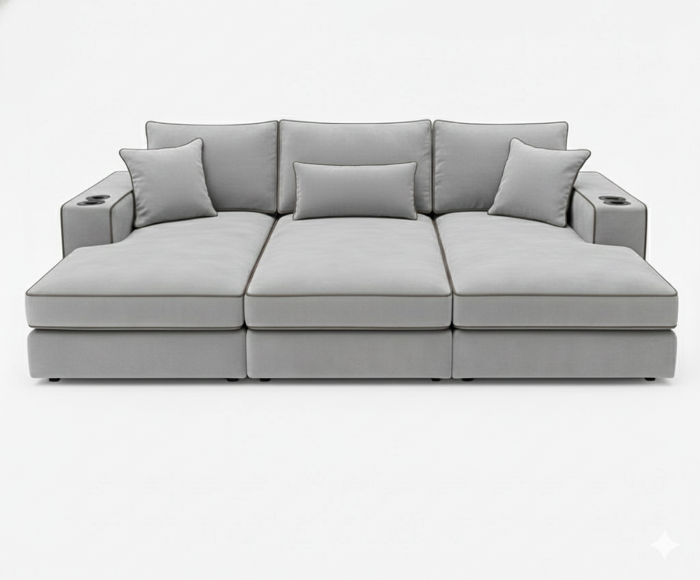 LuxeCinema Duo Daybed Sofa