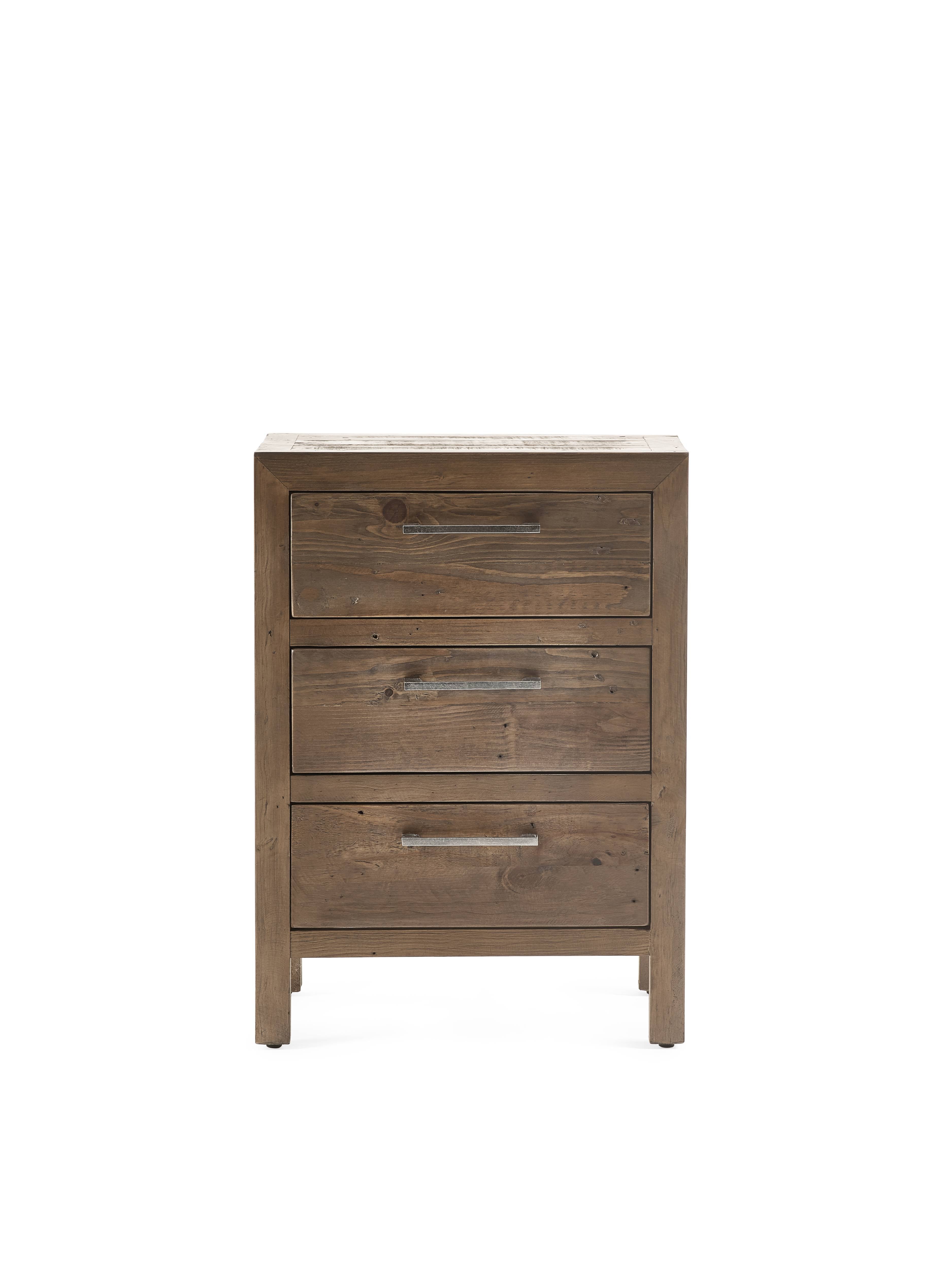 Heritage 3 Drawer Bedside