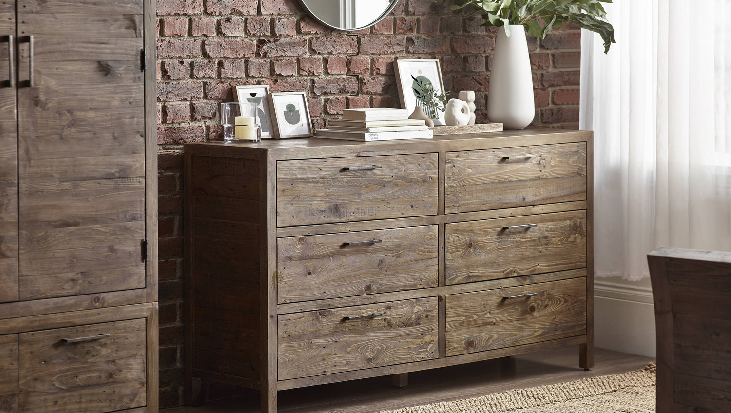 Heritage 6 Drawer Wide Chest