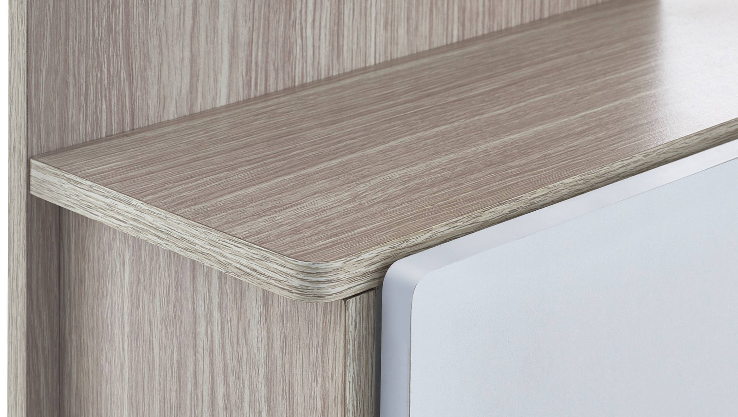 Horizon Bunk Bed - Pale Wood And White