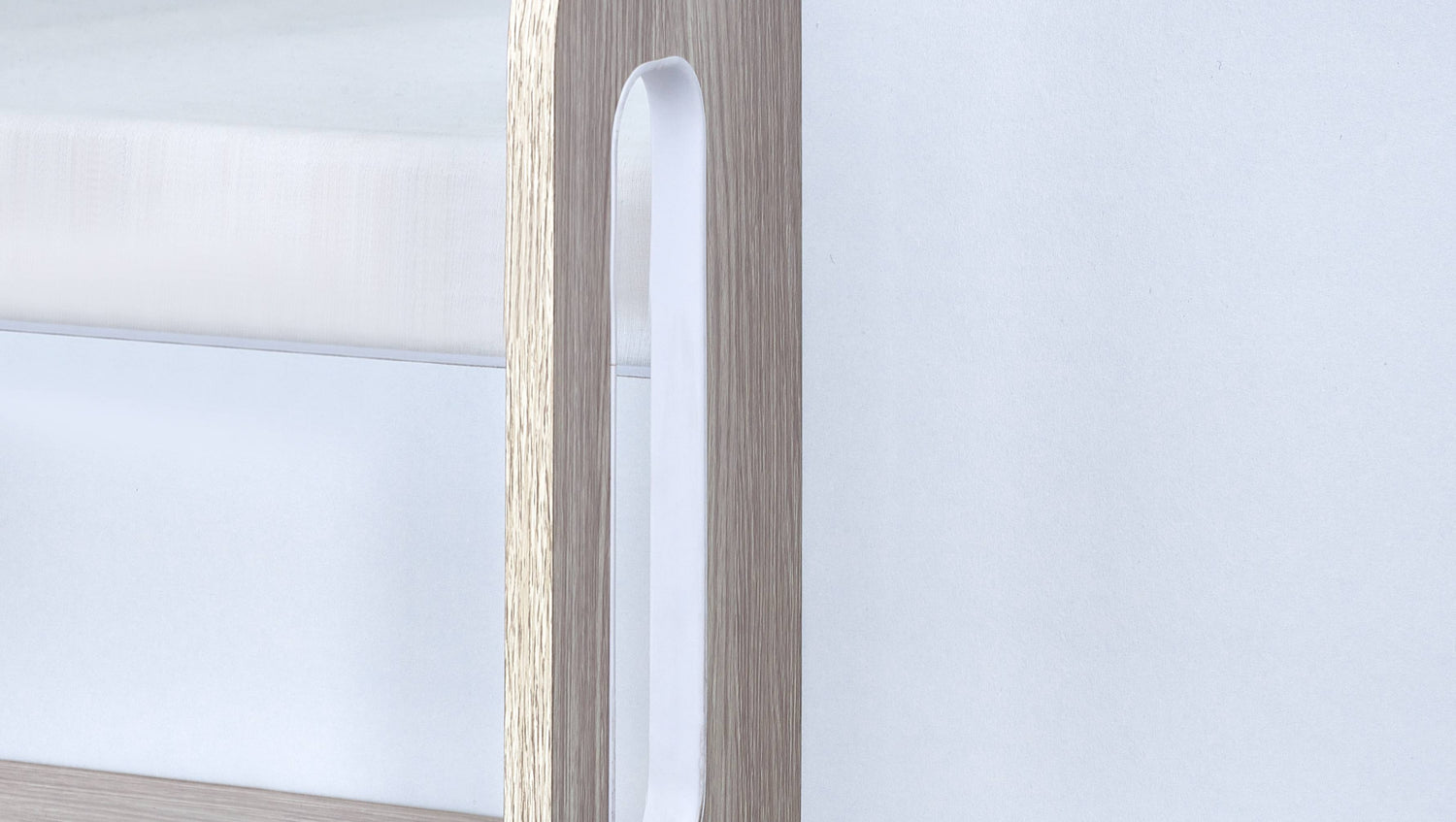 Horizon Bunk Bed - Pale Wood And White