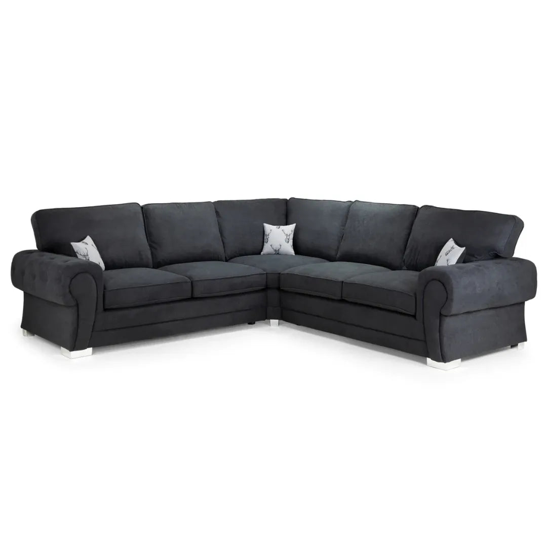 Verona Sofa Full Back Fabric Large Corner