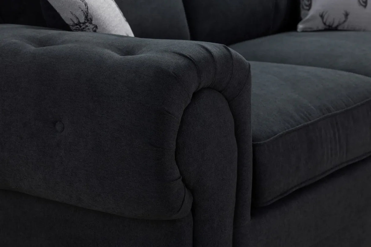 Verona Scatterback Fabric Sofa Large Corner