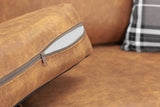 Oakland Chesterfield Sofa Suede 3 Seater and 2 Seater Set