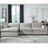 Savoy Modular Chaise Sofa – Left Hand Corner Fabric Sofa