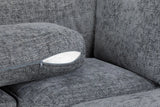Esma Full Back Grey U Shape Corner Sofa