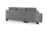 Nebraska Sofa Slate Left Hand Facing Corner