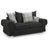 Verona Fabric Sofa Scatterback 3 Seater Grey Or Black