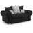 Verona Fabric Sofa Scatterback 2 Seater Grey Or Black