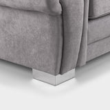 Verona Fabric Sofa Scatterback 2 Seater Grey Or Black